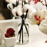 Limited Edition Cotton Flower & White Stick Clear Reed Diffuser