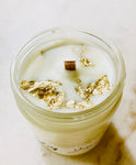 Gold Soy Wax Jar Candle 9 oz