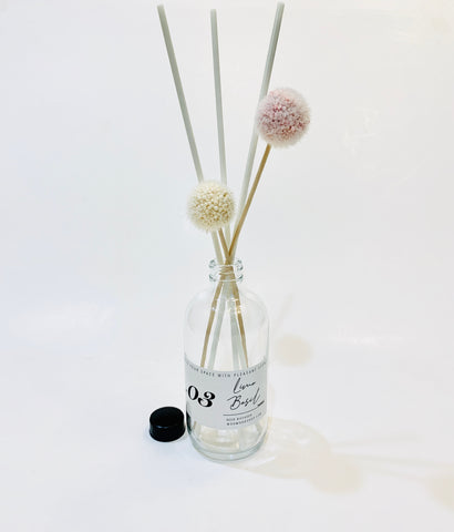 Color Ball & White Stick Clear Reed Diffuser